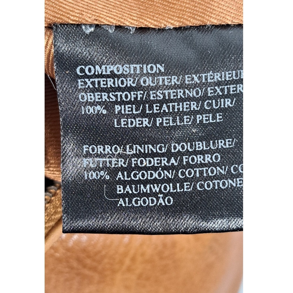 The Bagging Co Barcelona Woven Leather Crossbody Bag Tan Cuero 9THB2774 NEW - Picture 8 of 11